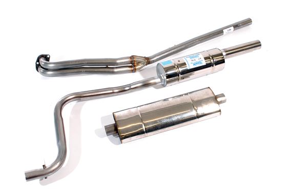 Stainless Steel Exhaust System With Large Bore Tailpipe - RB7015LB